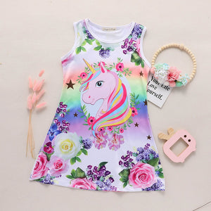 Girls Unicorn Dress